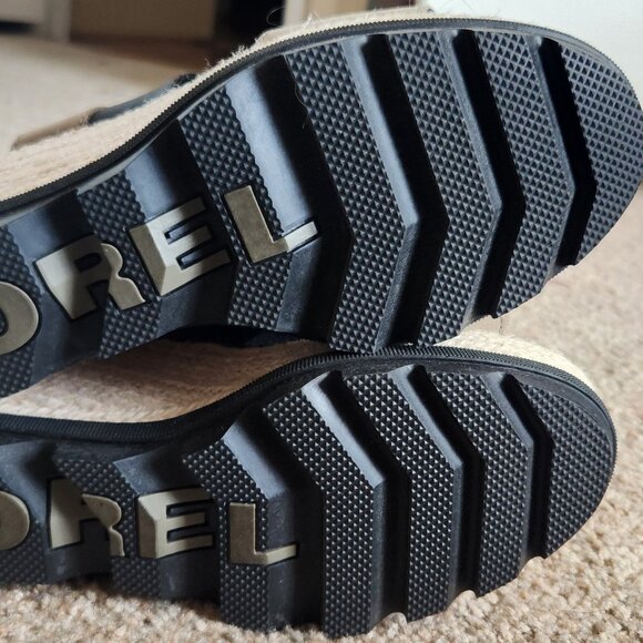 Sorel espadrilles wedge sandals, great condition, sz 10 - Picture 4 of 4